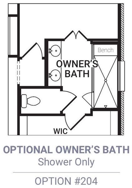 Master Bath – Large Shower / No Tub Master Bath – Large Shower / No Tub