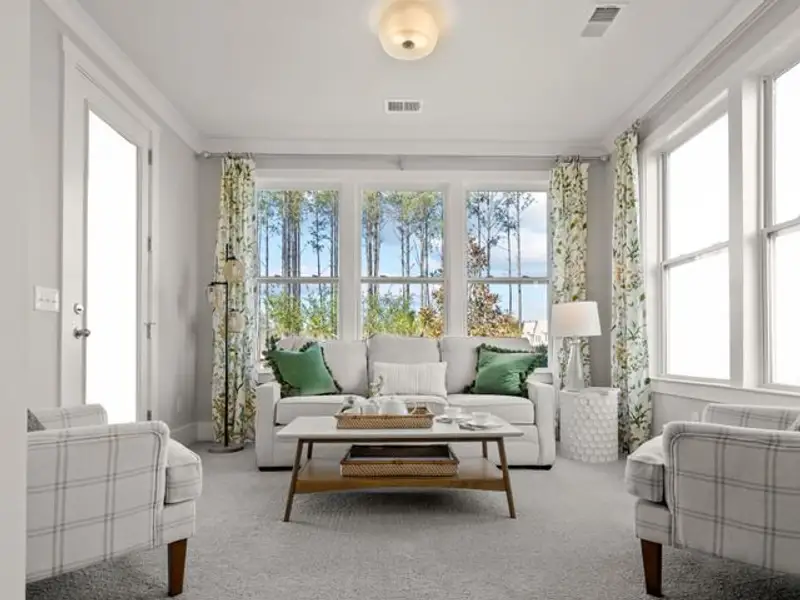 Representative furnished interior of a home built from the Haven TH by True Homes in Somerset Heights Townhomes, Winston-Salem (Image 10).