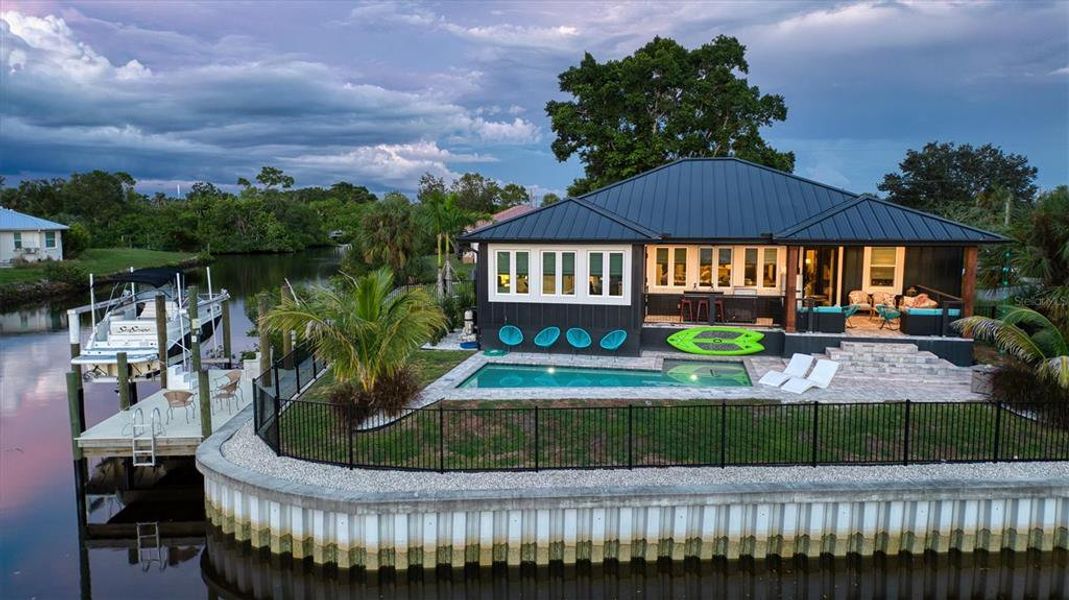 Front exterior of a new home in , Punta Gorda, FL, highlighting curb appeal (Image 24).