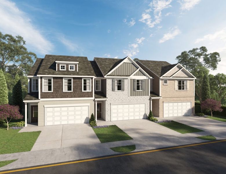 Representative exterior photo of a completed home built from the The Lenox II by Direct Residential Communities in Creekside Village Phase II, Lithonia, GA (Image 1). Representative exterior photo of a completed home built from the The Lenox II by Direct Residential Communities in Creekside Village Phase II, Lithonia, GA (Image 1).