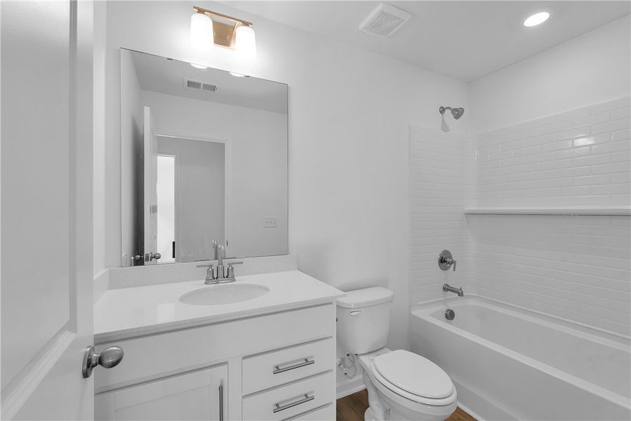 Furnished interior view inside a new home in Brownstone Park, Easley (Image 8).