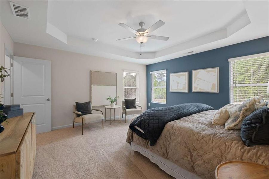 Furnished interior view inside a new home in Walden Park - The Retreat, Jonesboro (Image 7).