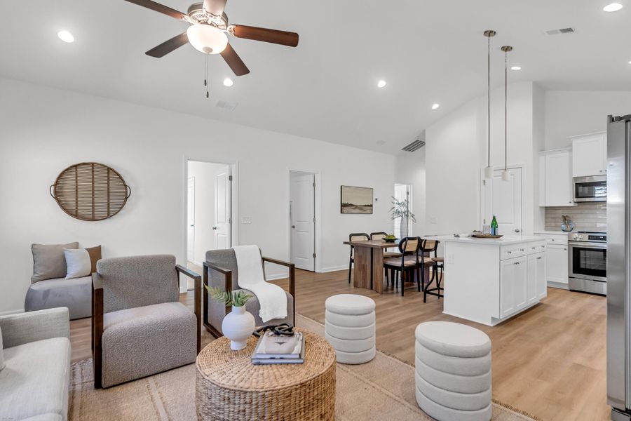 Furnished interior view inside a new home in , North Charleston (Image 13).