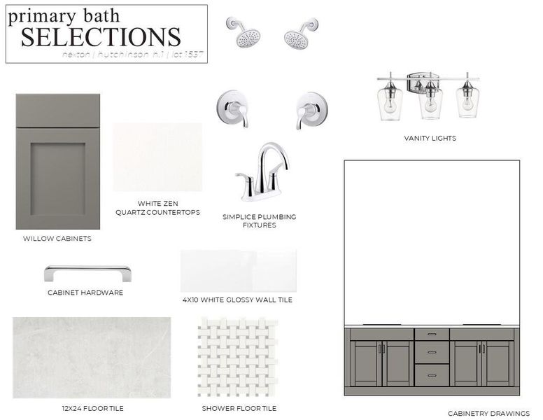 Sample of building materials used in homes in Nexton, Summerville (Image 4).