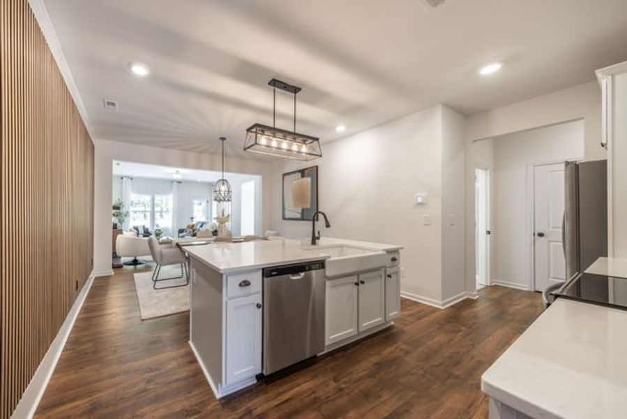 Representative furnished interior of a home built from the Abigale by True Homes in Swaim Meadows, Winston-Salem (Image 4).