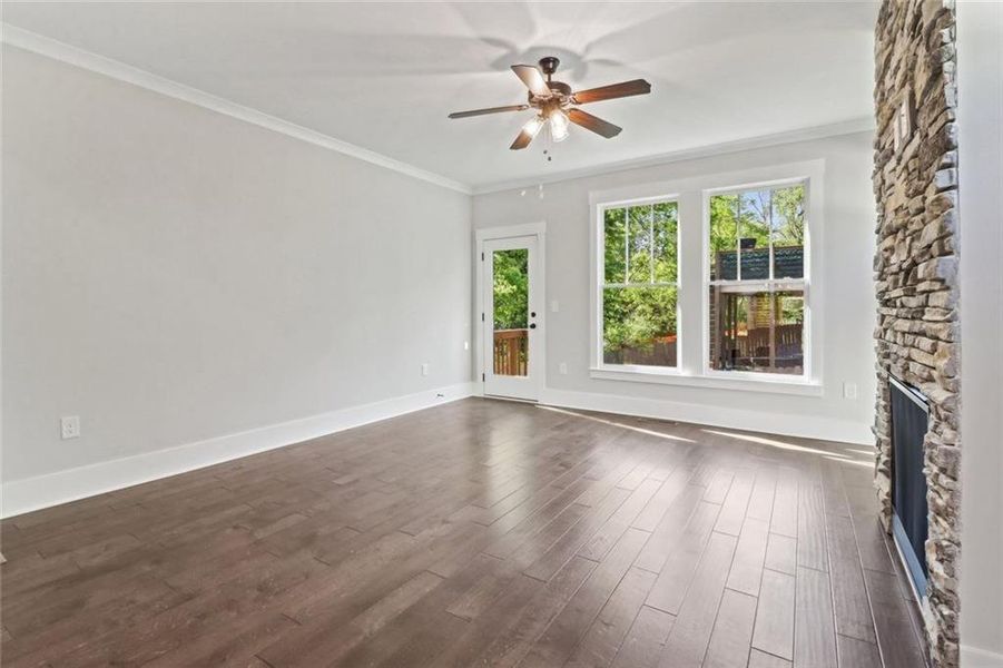 Spacious, unfurnished interior of a new home in , Atlanta (Image 30). Spacious, unfurnished interior of a new home in , Atlanta (Image 30).