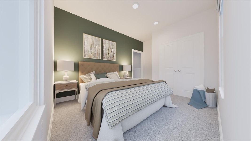 Furnished interior view inside a new home in Oakberry Trails, Waller (Image 13).