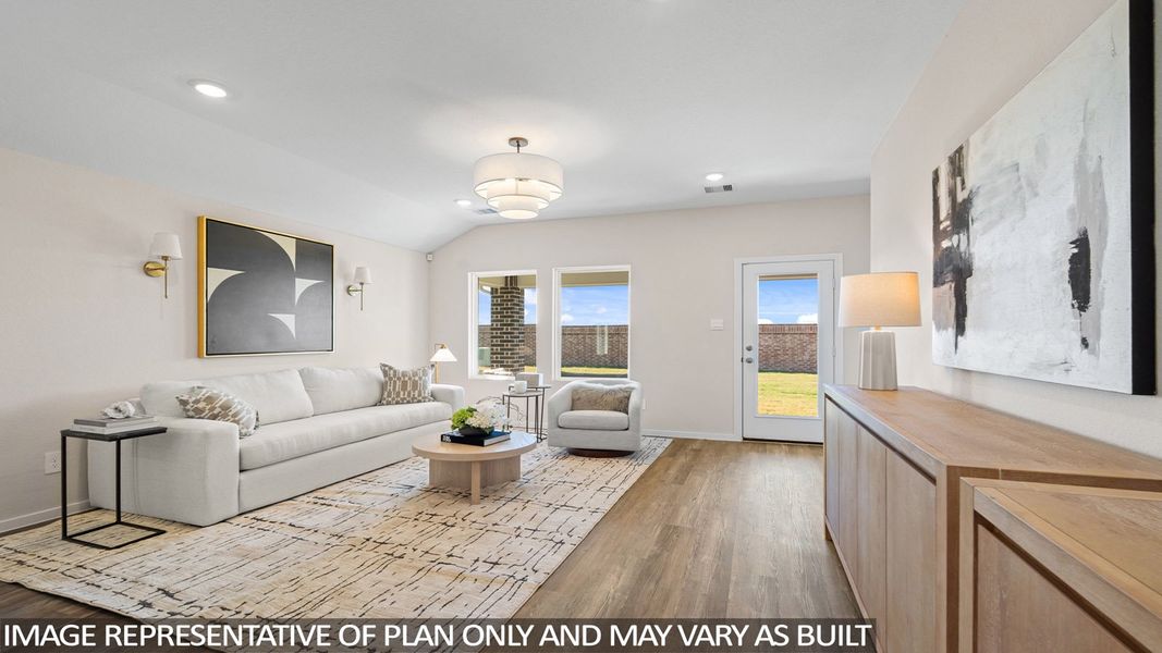 Furnished interior view inside a new home in Sunterra Lakes, Brookshire (Image 23).