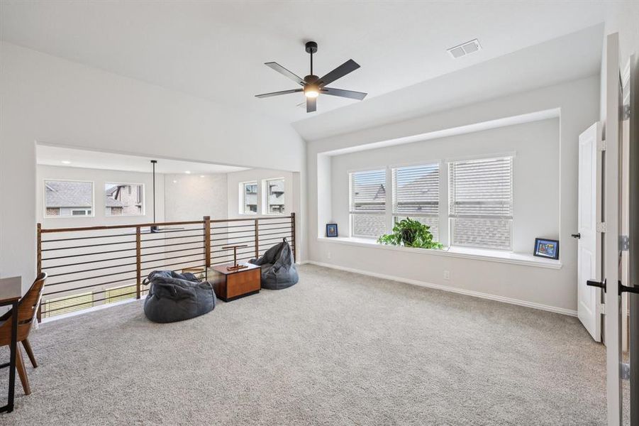 Furnished interior view inside a new home in Glenwood Meadows, Denton (Image 23).