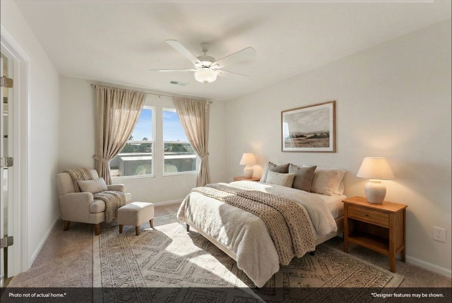 Furnished interior view inside a new home in Cambridge Reserve, Angier (Image 8).