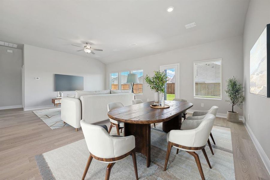 Furnished interior view inside a new home in Lakehaven - Signature Series, Farmersville (Image 10).