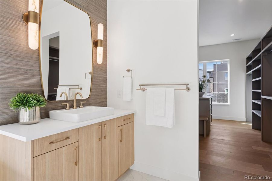 Furnished interior view inside a new home in , Denver (Image 42).