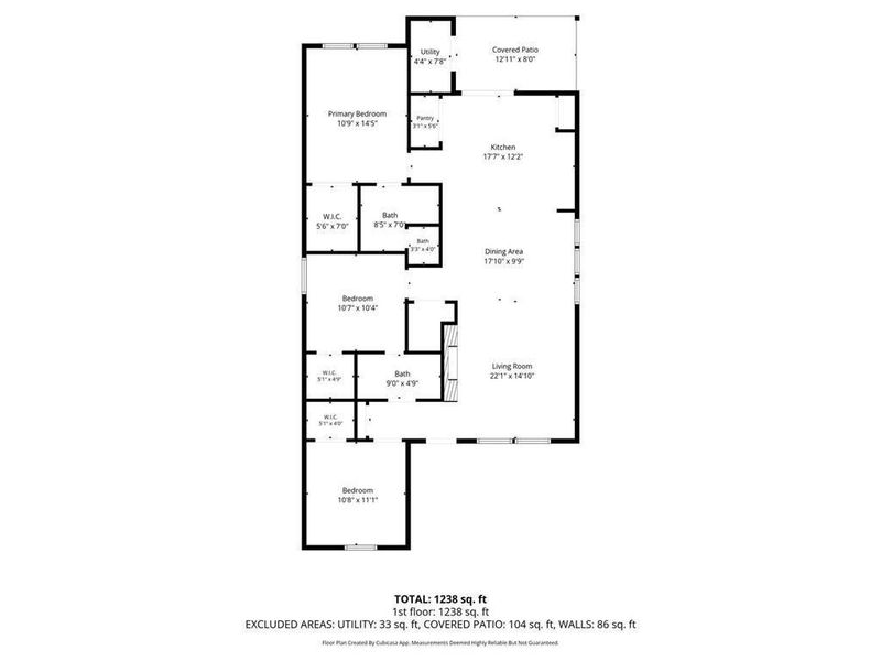2D floor plan layout of this home in , Atlanta, GA (Image 5).