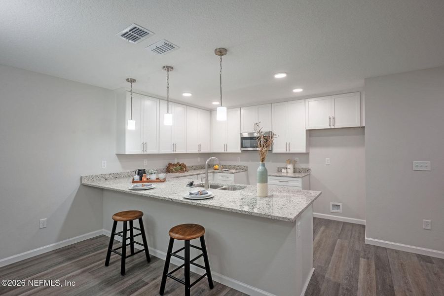 Furnished interior view inside a new home in , Jacksonville (Image 15).