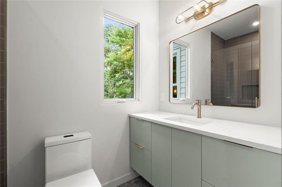 Furnished interior view inside a new home in , Atlanta (Image 16).