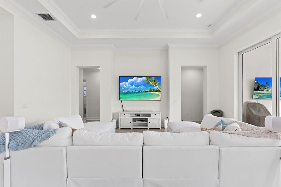 Furnished interior view inside a new home in , Westlake (Image 60).