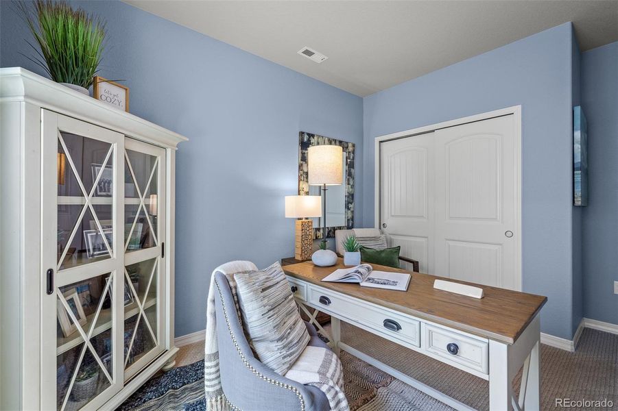 Furnished interior view inside a new home in , Colorado Springs (Image 6).
