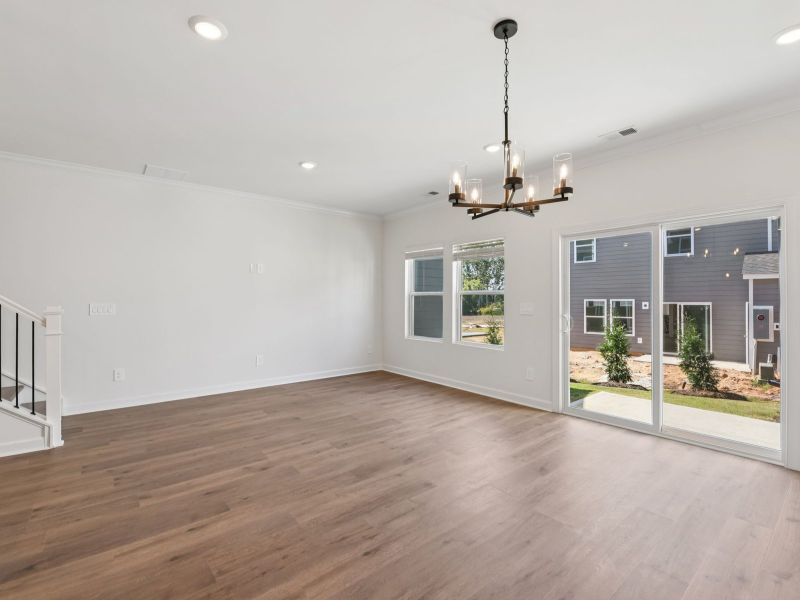 Spacious, unfurnished interior of a new home in Meadows at Wilson Farms - The Summit Series, Fort Mill (Image 8).