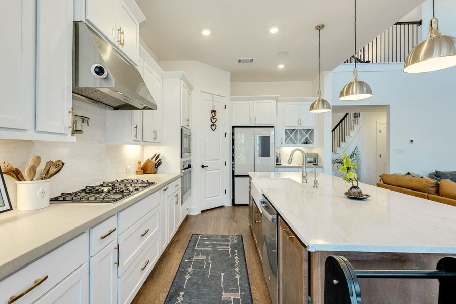Furnished interior view inside a new home in , Leander (Image 17).
