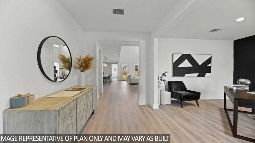 Furnished interior view inside a new home in River Ranch Estates, Dayton (Image 6).