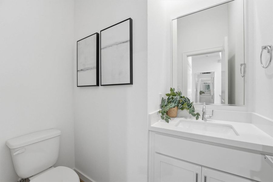 Furnished interior view inside a new home in Highland Commons, Houston (Image 9).