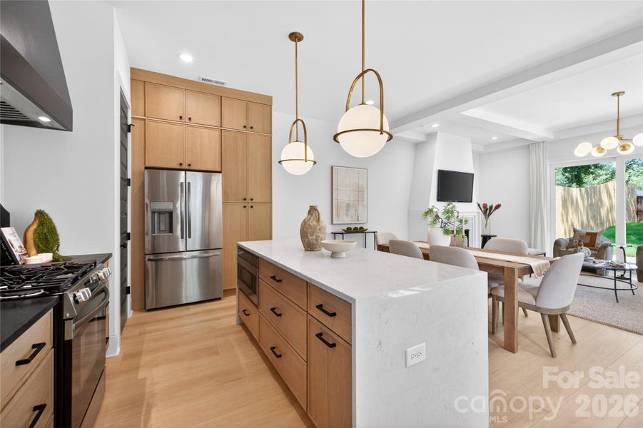 Furnished interior view inside a new home in , Charlotte (Image 5).