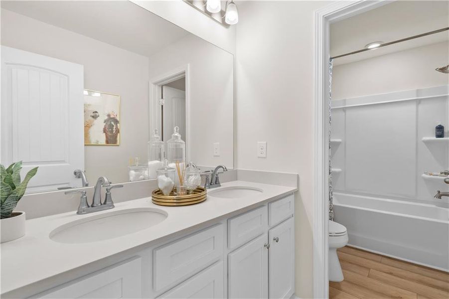 Furnished interior view inside a new home in Bowers Farm, McDonough (Image 9). Furnished interior view inside a new home in Bowers Farm, McDonough (Image 9).