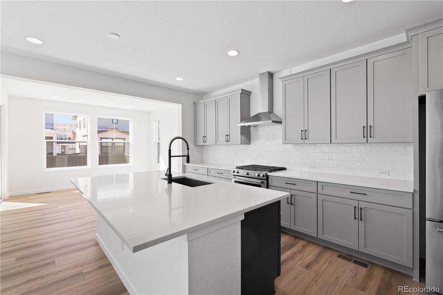 Furnished interior view inside a new home in Harmony at Solstice, Littleton (Image 14). Furnished interior view inside a new home in Harmony at Solstice, Littleton (Image 14).