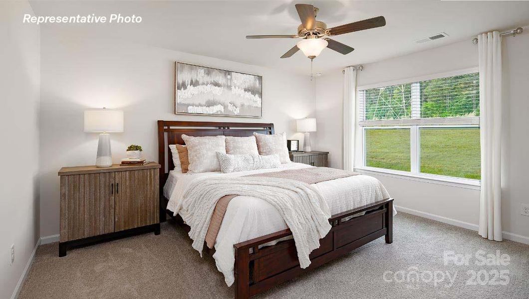 Furnished interior view inside a new home in Villages of Maiden, Maiden (Image 15).