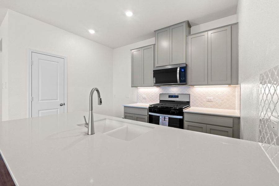 Furnished interior view inside a new home in Salerno - Heritage Collection, Round Rock (Image 5).