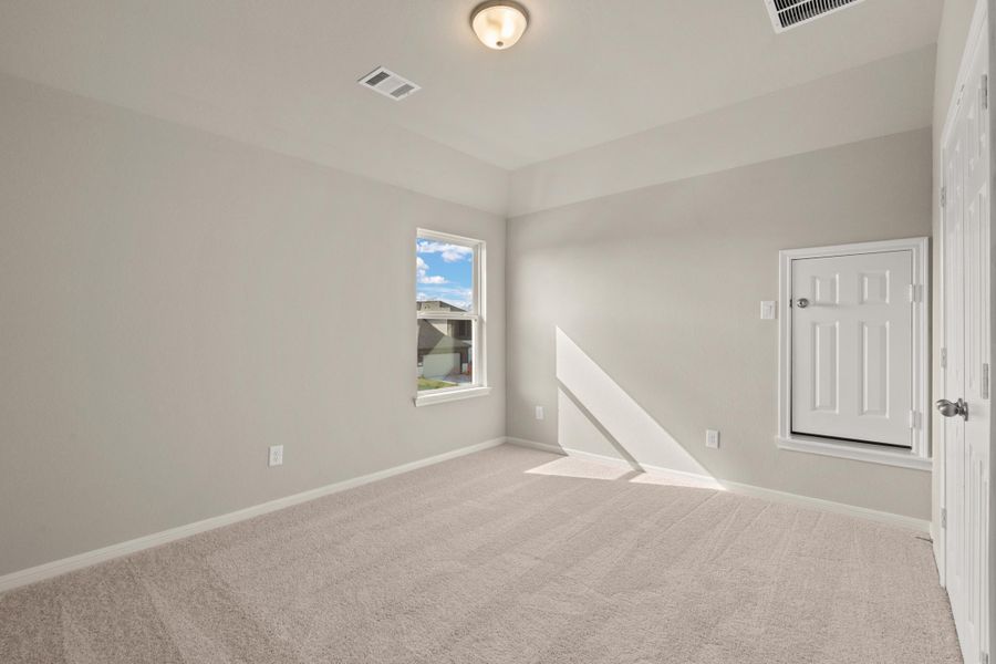 Fourth bedroom. Note: Sample product photo - actual exterior and interior selections may vary by homesite