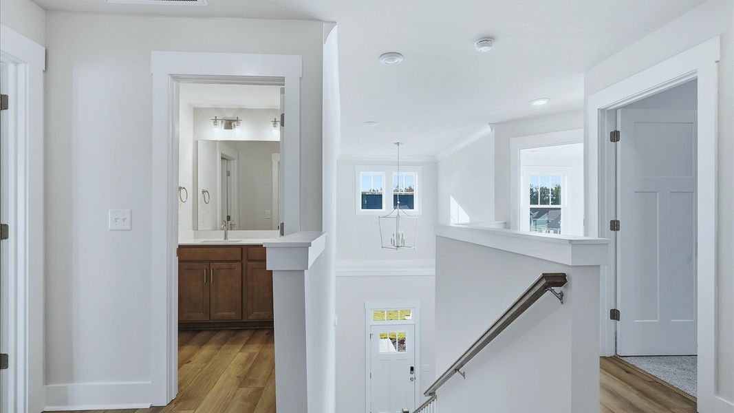 Furnished interior view inside a new home in Mulberry Estates, Simpsonville (Image 33).