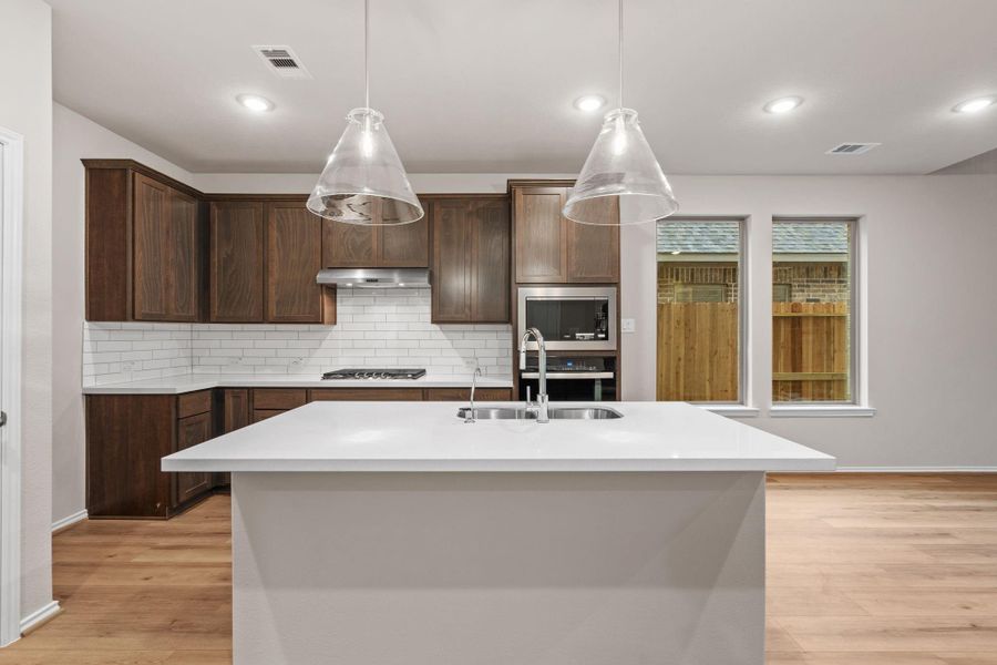 Furnished interior view inside a new home in The Highlands, Porter (Image 15).