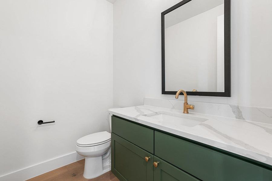 Furnished interior view inside a new home in Milky Way at River Place, Austin (Image 8).