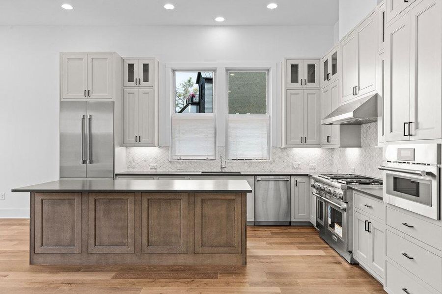 Furnished interior view inside a new home in Spyglass, Austin (Image 7).