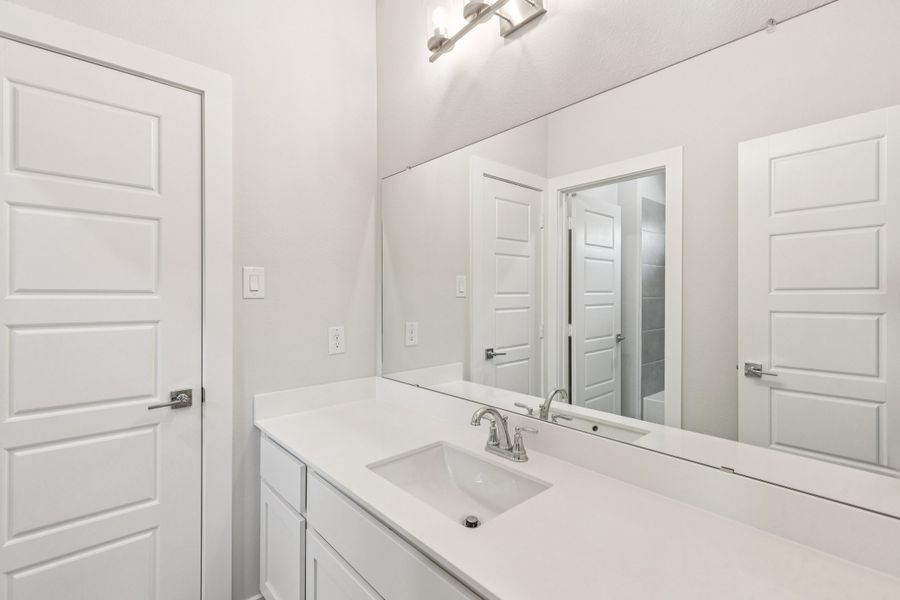 Bathroom in the Mercury home plan by Trophy Signature Homes – REPRESENTATIVE PHOTO Bathroom in the Mercury home plan by Trophy Signature Homes – REPRESENTATIVE PHOTO
