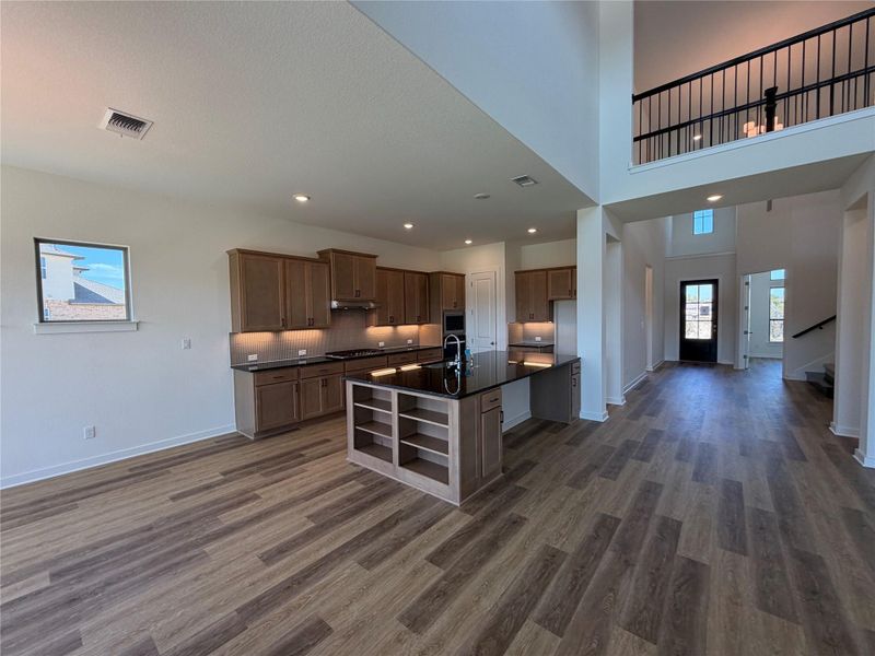 Furnished interior view inside a new home in Lariat, Liberty Hill (Image 6).