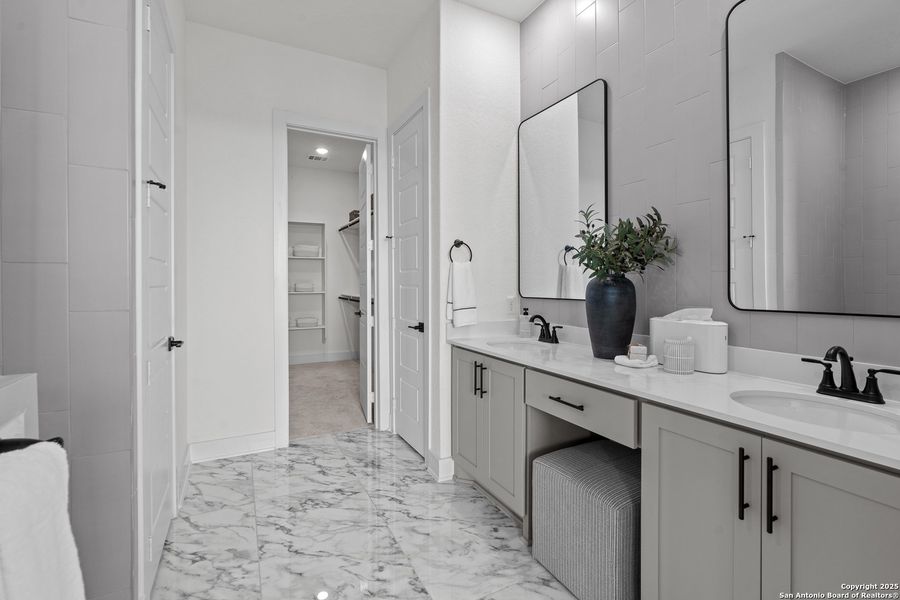 Furnished interior view inside a new home in Prominence – Now Selling, San Antonio (Image 17).