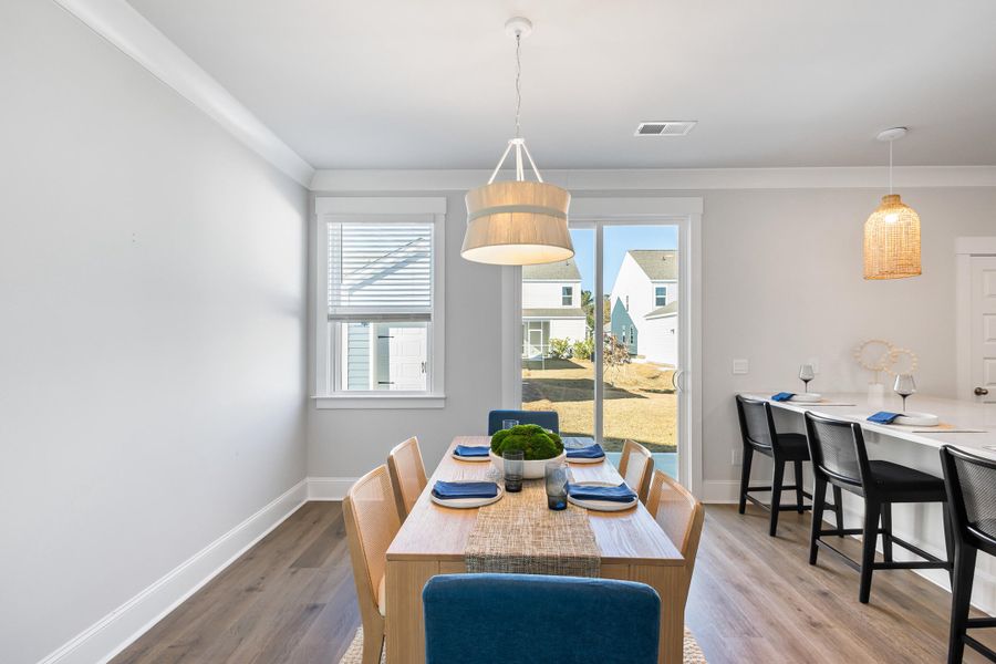 Furnished interior view inside a new home in Rivers Reach, Yemassee (Image 10).