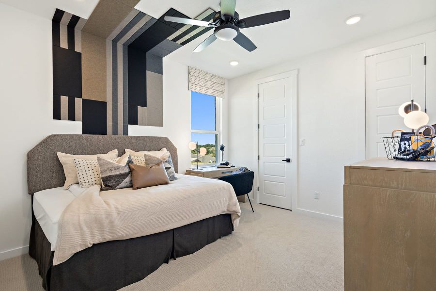 Furnished interior view inside a new home in Lagos Reserve, Manor (Image 29).