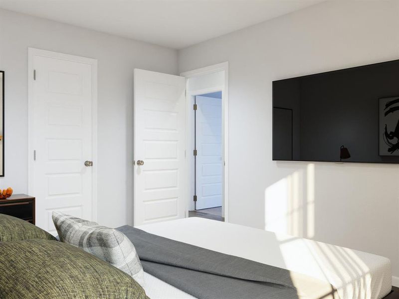 Furnished interior view inside a new home in Christian Meadows, Ennis (Image 4).