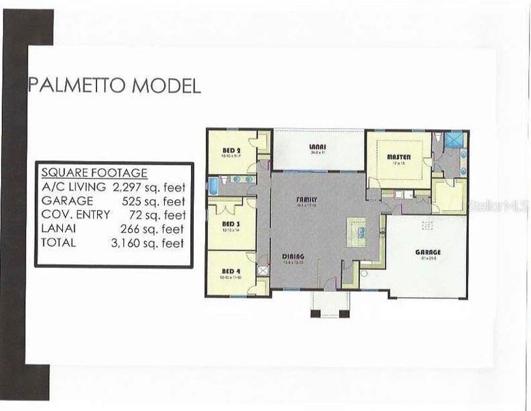 Floorplan of Palmetto Floorplan of Palmetto