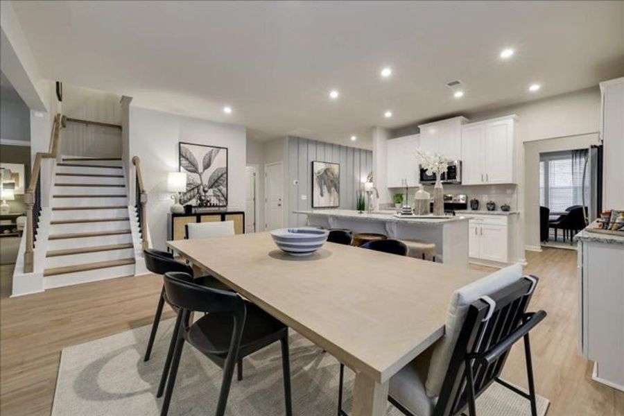 Dining Area and Kitchen