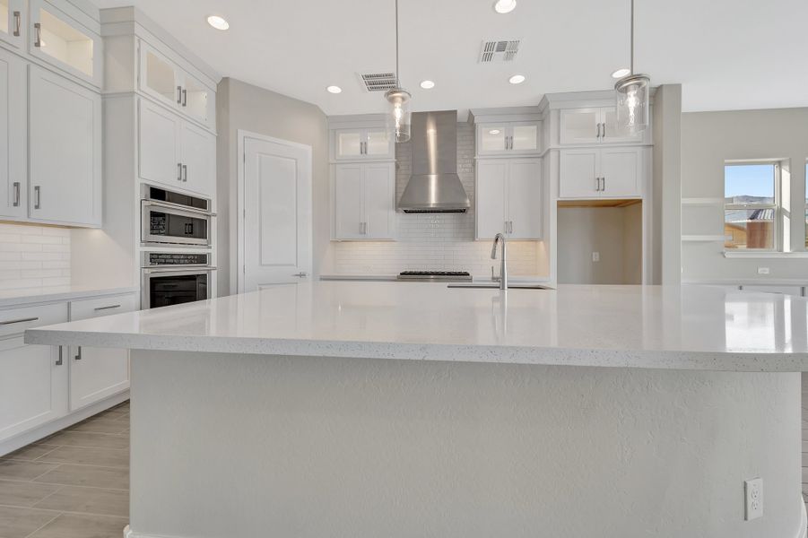 Furnished interior view inside a new home in Canyon Views – 70’ Sunrise Series, Litchfield Park (Image 6). Furnished interior view inside a new home in Canyon Views – 70’ Sunrise Series, Litchfield Park (Image 6).