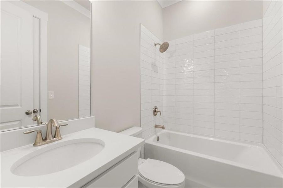 Furnished interior view inside a new home in Traditions of Braselton, Jefferson (Image 7).