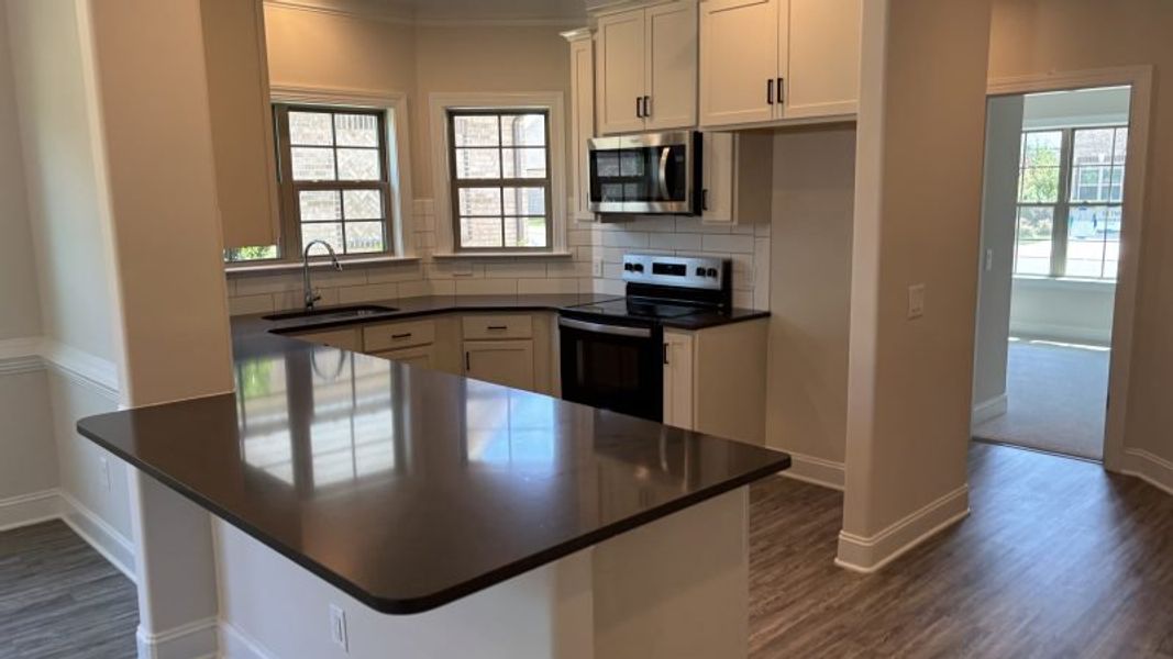 Furnished interior view inside a new home in Mebane Towne Center, Mebane (Image 5).