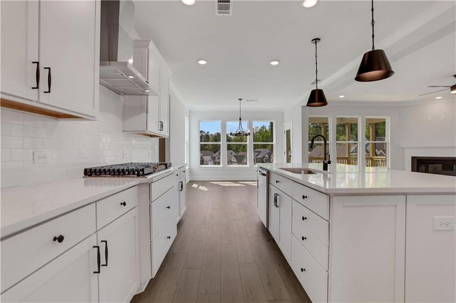 Furnished interior view inside a new home in Cambridge, Flowery Branch (Image 13). Furnished interior view inside a new home in Cambridge, Flowery Branch (Image 13).