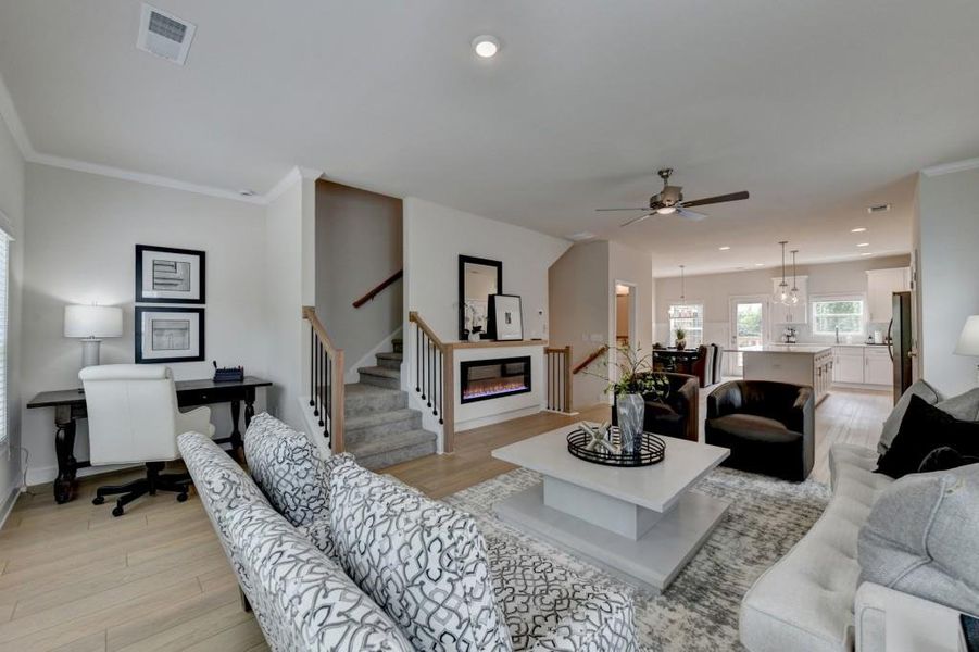 Furnished interior view inside a new home in Magnolia Grove, Mableton (Image 33).