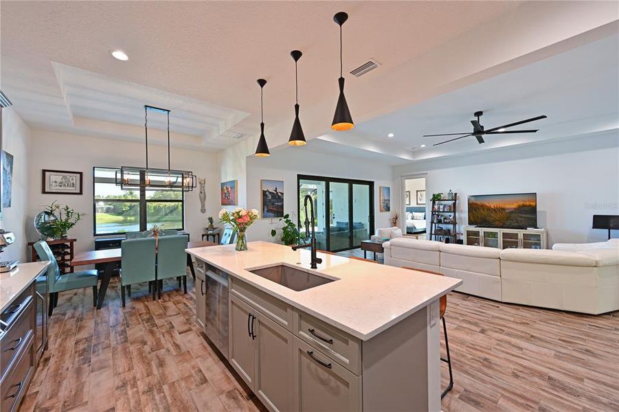 Furnished interior view inside a new home in , Sarasota (Image 8).