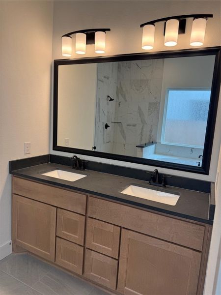 Furnished interior view inside a new home in The Trails, New Caney (Image 4).